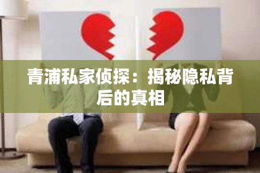 青浦私家侦探：揭秘隐私背后的真相
