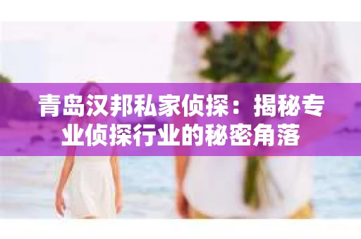 青岛汉邦私家侦探：揭秘专业侦探行业的秘密角落