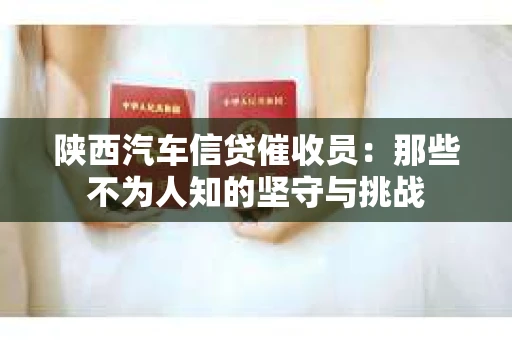 陕西汽车信贷催收员：那些不为人知的坚守与挑战