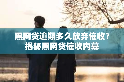 黑网贷逾期多久放弃催收？揭秘黑网贷催收内幕