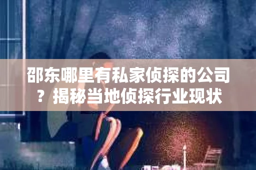 邵东哪里有私家侦探的公司？揭秘当地侦探行业现状