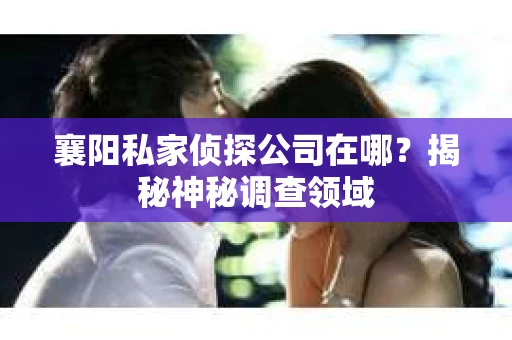 襄阳私家侦探公司在哪？揭秘神秘调查领域