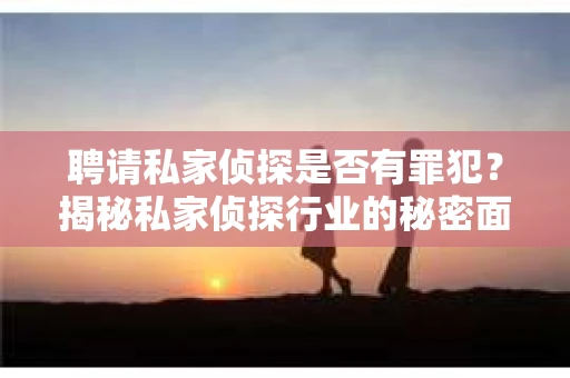 聘请私家侦探是否有罪犯？揭秘私家侦探行业的秘密面纱