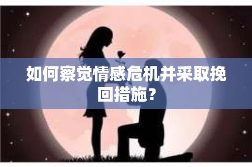 如何察觉情感危机并采取挽回措施? 如何察觉情感危机并采取挽回措施?